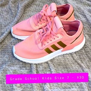 Pink Adidas Girls Shoes